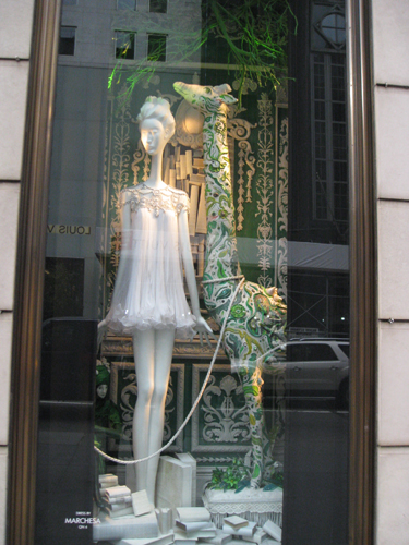 The Cary Collection Books at Bergdorf Goodman Spring Window Display - Best  Window Displays