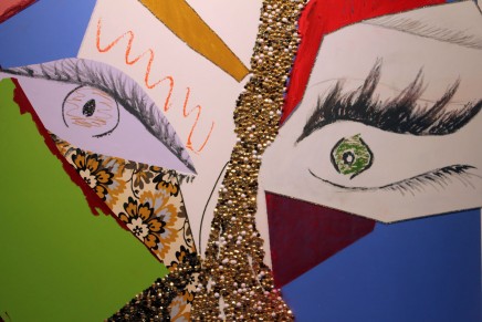 Abstract Maquillage: Mickalene Thomas at Lehmann Maupin